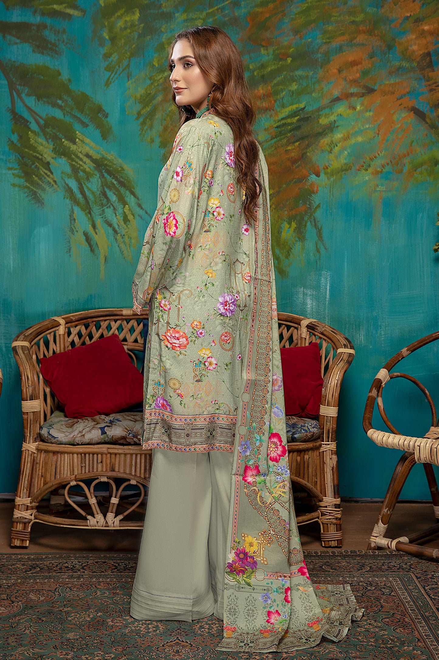 Beril - Digital Printed Linen