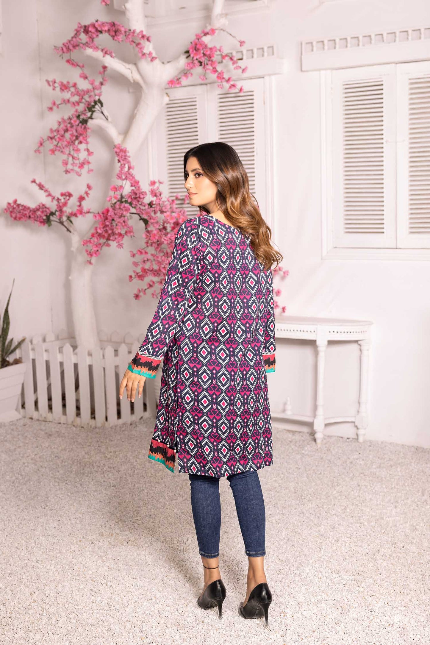 Buckeye - Digital Printed Stitched Lawn Kurti
